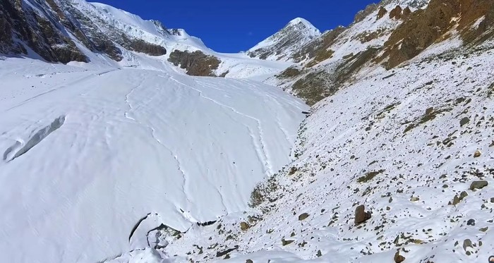 Ледник Актру в Горном Алтае