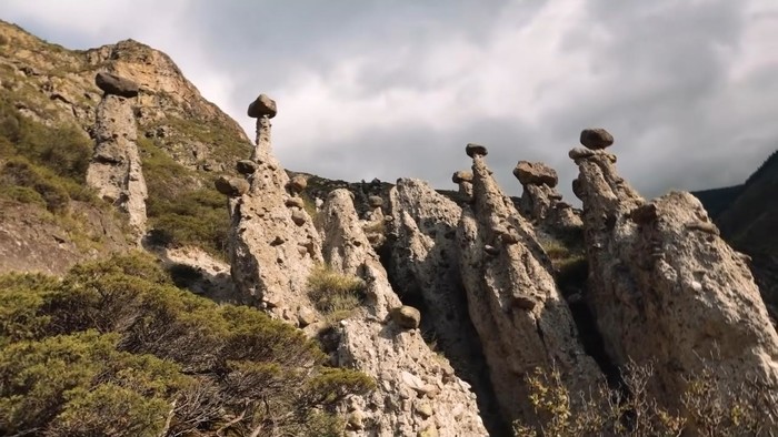 Каменные грибы в Горном Алтае